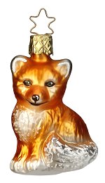 Fox Pup<br>Inge-glas Ornament